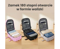 ExtraLink Black Forest by KM01 Różowy podręczny kabinowy - 1570049 - zdjęcie 6